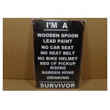 Novelty Metal Sign - Im A.