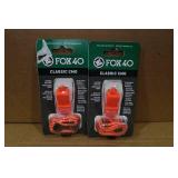 *2* Fox 40 Classic CMG Whistles