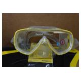 Cressi Adult Rondine Palau Fin Snorkel Set - Fin Size S/M