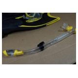 Cressi Adult Rondine Palau Fin Snorkel Set - Fin Size L/XL