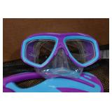 Cressi Blulove Kids Snorkel Set - Fin Size L/XL