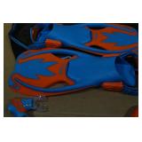 Cressi Blulove Kids Snorkel Set - Fin Size L/XL