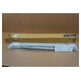 *2* Cordless Magnetic Roman Shades - Grey, 33"x64"