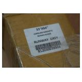 *2* Cordless Magnetic Roman Shades - Grey, 33"x64"