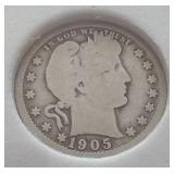 1905-O Barber Quarter