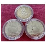 (3) Commemorative Half Dollars