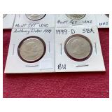 (10) Susan B Anthony Dollars
