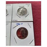 (20) Washington Quarters - Mostly Proof or Uncirculated
