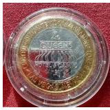 (4) Silver Strike $10 Gaming Tokens