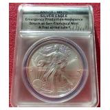 2021 American 1 oz Silver Eagle - ANACS MS70