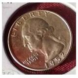 (5) 90% Silver Washington Quarters