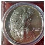 2014-W American 1 oz Silver Eagle - PCGS MS69 First Strike