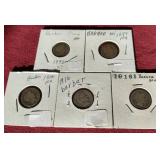 (5) Barber Dimes