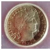 1903 Barber Dime - ICG EF40 (Details)