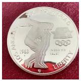 1983 Olympic 90% Silver Commemorative Dollar