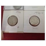 (7) Buffalo Nickels