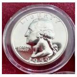 (5) BU/Proof 90% Silver Washington Quarters - Gorgeous