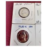 (7) Proof Nickels