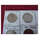 (10) Kennedy Half Dollars - Includes Proof & Uncirculated