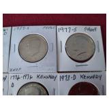 (10) Kennedy Half Dollars - Includes Proof & Uncirculated