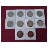 (10) Kennedy Half Dollars - Includes Proof & Uncirculated