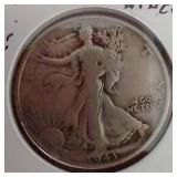 (4) Walking Liberty Half Dollar
