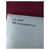 (5) US Mint Uncirculated Sets - 1981, 1984-1987