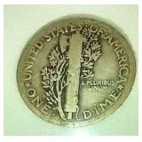 1921-D Mercury Dime - Key Date!