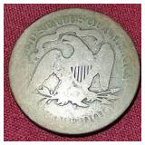 1876 Liberty Seated Half Dollar