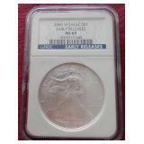 2006(W) American 1 oz Silver Eagle - NGC MS69