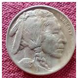 1913 Buffalo Nickel (First Year) - Raised Mound