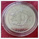 1999 Yellowstone Commemorative Silver Dollar