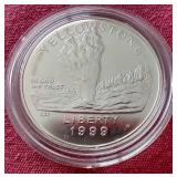 1999 Yellowstone Commemorative Silver Dollar