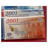 (4) U.S. Mint Uncirculated Sets - 1998-2001