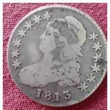 1813 Capped Bust Half Dollar - Wow!