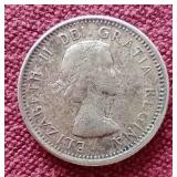 Small Foreign Coin Lot - Includes WW2 Third Reich, Canadian Silver, Etc