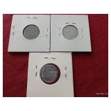 (3) 1943 Steel Pennies - P/D/S