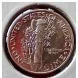 Uncirculated 1942 Mercury Dime