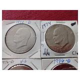 (10) Eisenhower Dollars