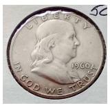 (4) Franklin Half Dollars