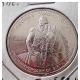 (2) 1982 Washington Commemorative Silver Half Dollars - Uncirculated & Proof