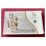 2013 U.S. Mint Presidential Dollar Proof Set