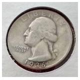 (6) 90% Silver Washington Quarters