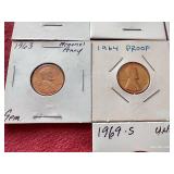 (10) Pennies - Mostly Uncirculated & Proof