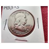 (3) Franklin Half Dollars