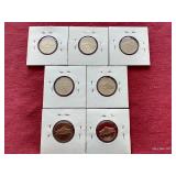 (7) Proof Nickels