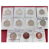 (11) Quarters - Mostly Proof/Uncirculated & (1) Silver Proof