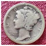 1921 Mercury Dime - Key Coin