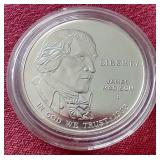 1993 James Madison Commemorative Silver Dollar