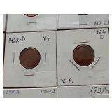 (12) Wheat Pennies - Some Nice Dates